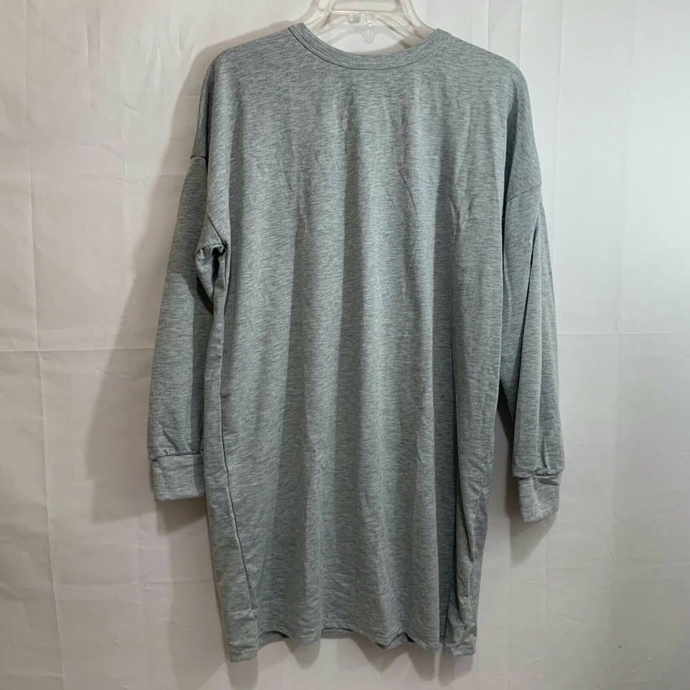 Fashion Nova Womens NWT Do The Things You Do Dress in Grey Size Small - Picture 6 of 8